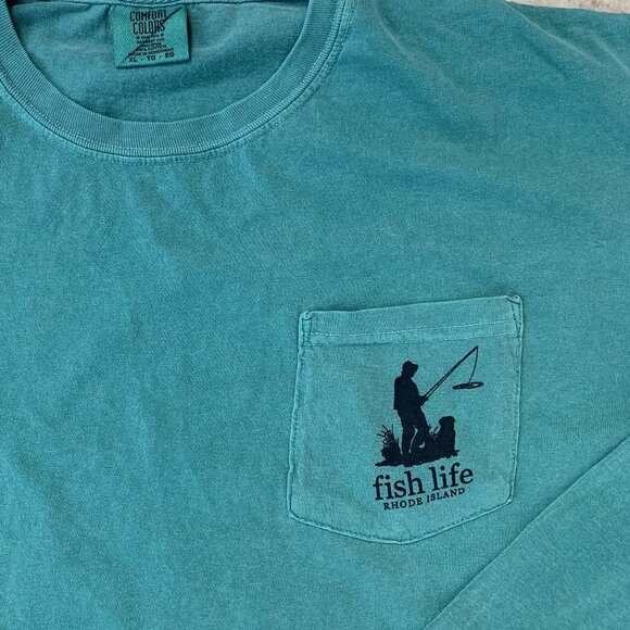 Men's Rhode Island Fish Life Cotton Top NWOT - Picture 3 of 9